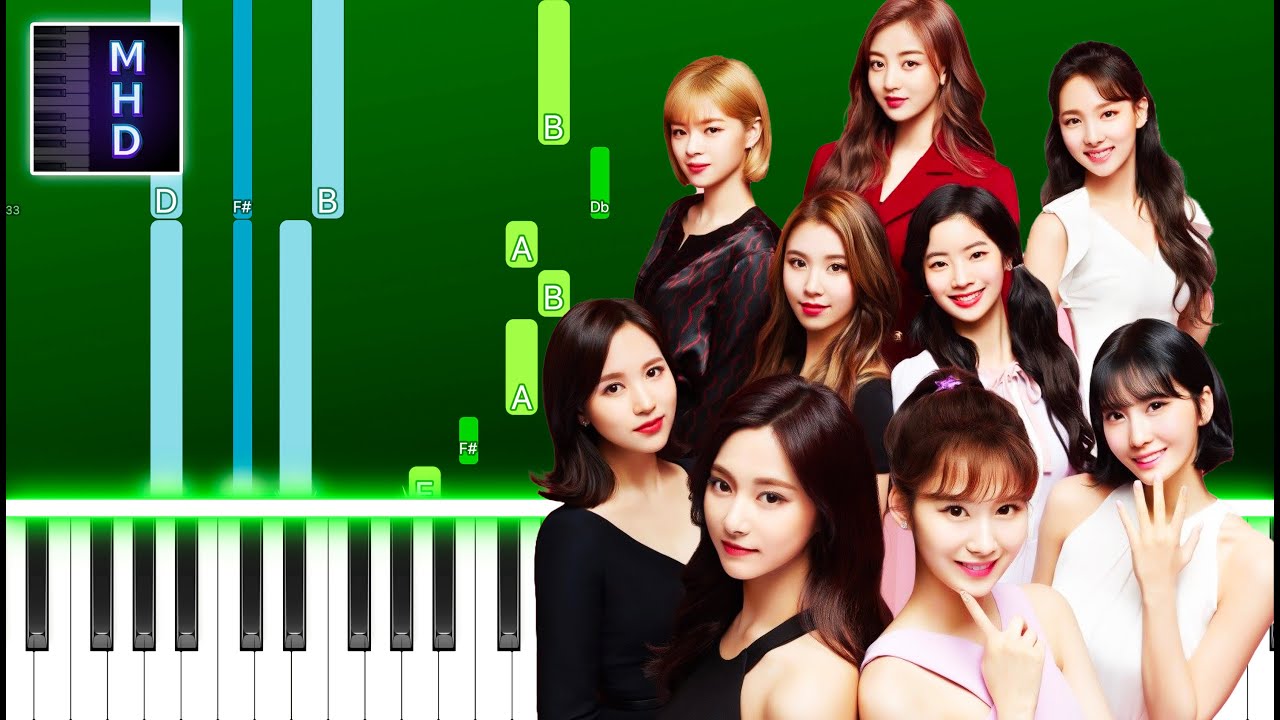 TWICE - BETTER (Piano Tutorial Easy)