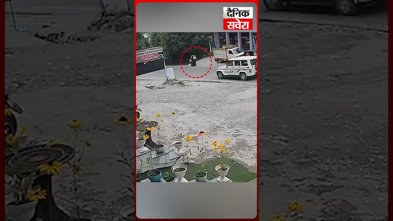 CCTV Footage: Accident in Ganderbal&rsquo;s Gund Area Caught on Camera