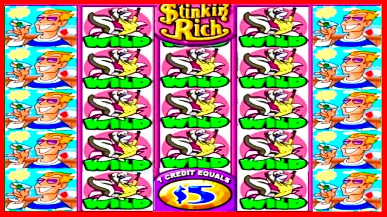 ★★JACKPOT HANDPAY★★$5000 BETS★★STINKIN RICH HIGH LIMIT SLOT MACHINE BUENO DINERO MUSEUM SLOTS IGT