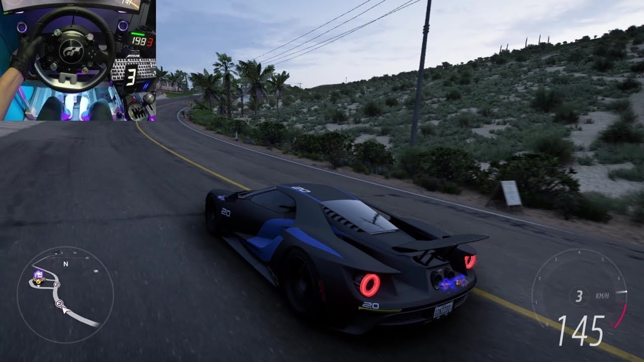 Ford GT Forza Horizon 5 Stering whel gameplay