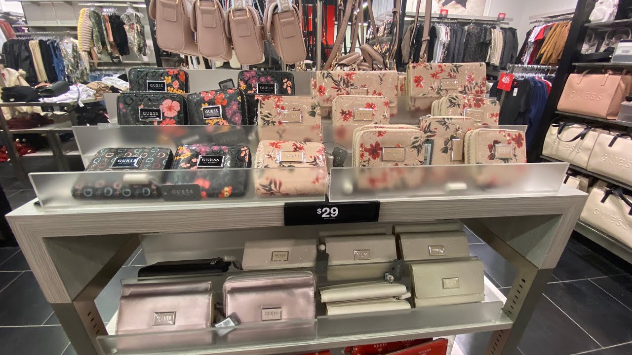 🛍️💋 GUESS OUTLET STORE | BAGS CLOTHES SHOES | 40-50% OFF SALE #trending #fashion #shopwithme