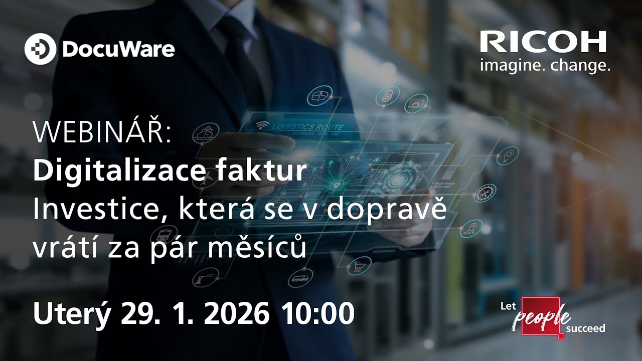 Webinář: Digitalizace faktur - investice, která se vráti v řádu měsíců