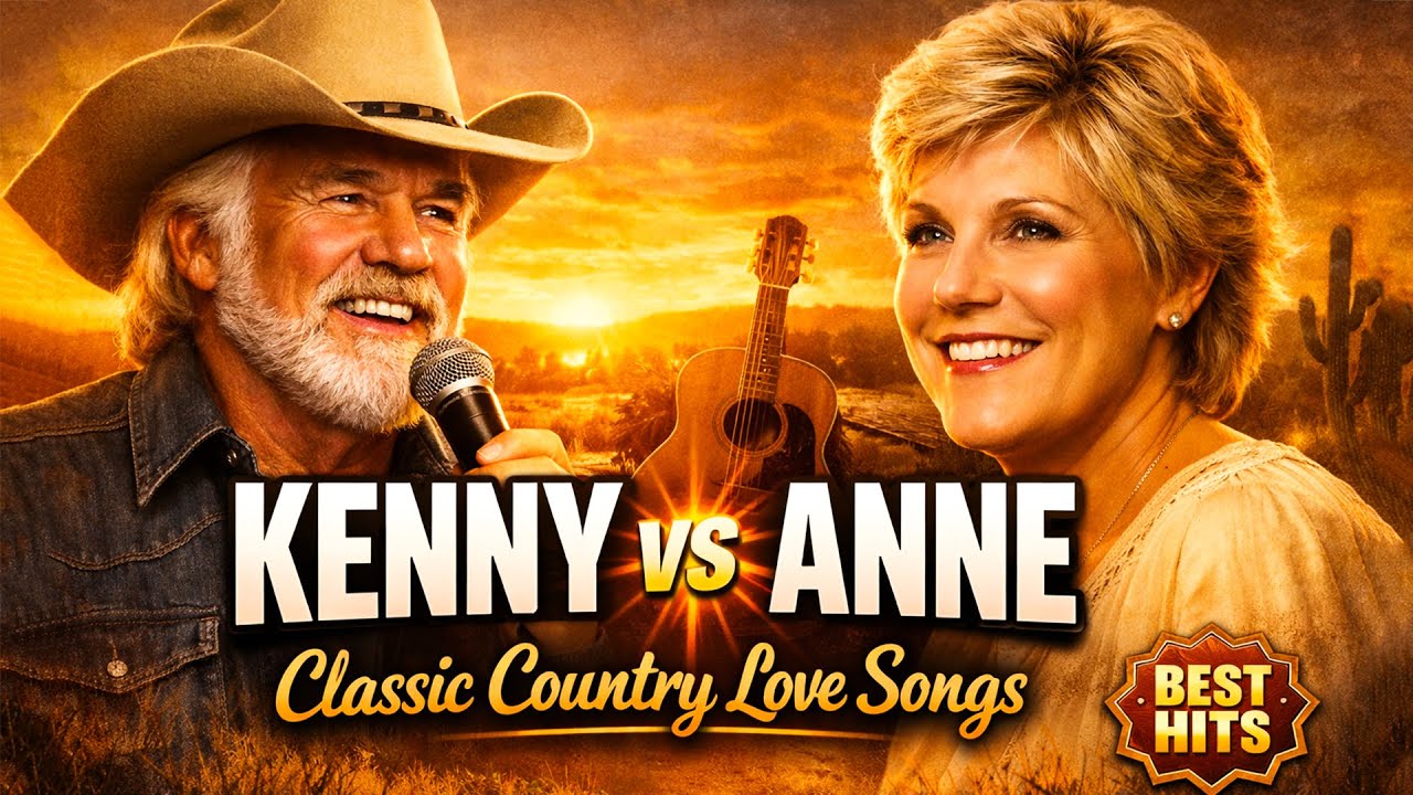 Classic Country Music Playlist | Kenny Rogers vs Anne Murray Best Country Love Songs