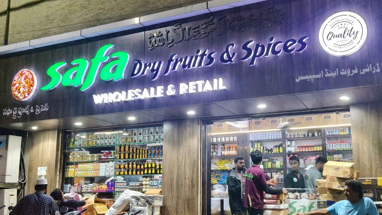 Safa dry fruits and spices/new offer/ khursheed jah kaman near chow mahalla palace hyd 2025 new vlog