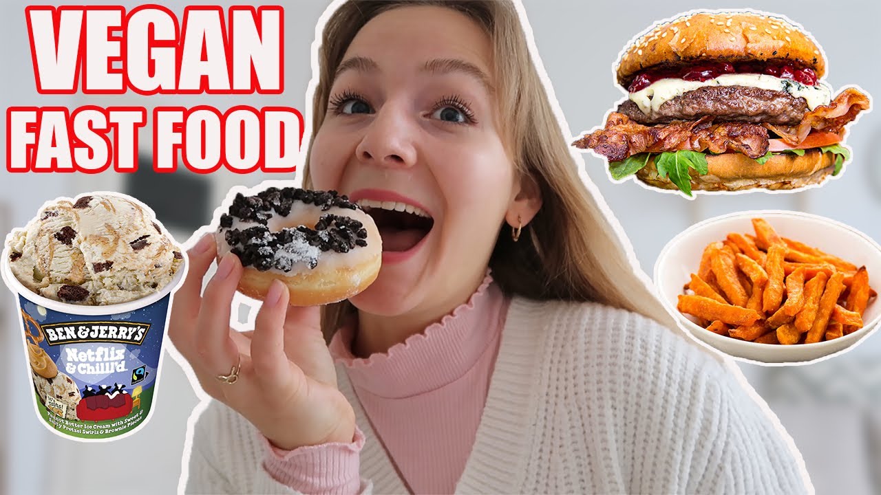 1 TAG NUR FAST FOOD😍🍔 (VEGAN)