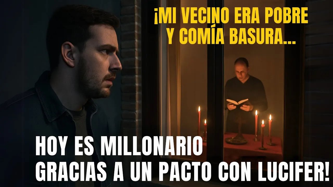 MI VECINO ERA POBRE Y COMÍA BASURA… HOY ES MILLONARIO GRACIAS A UN PACTO CON LUCIFER