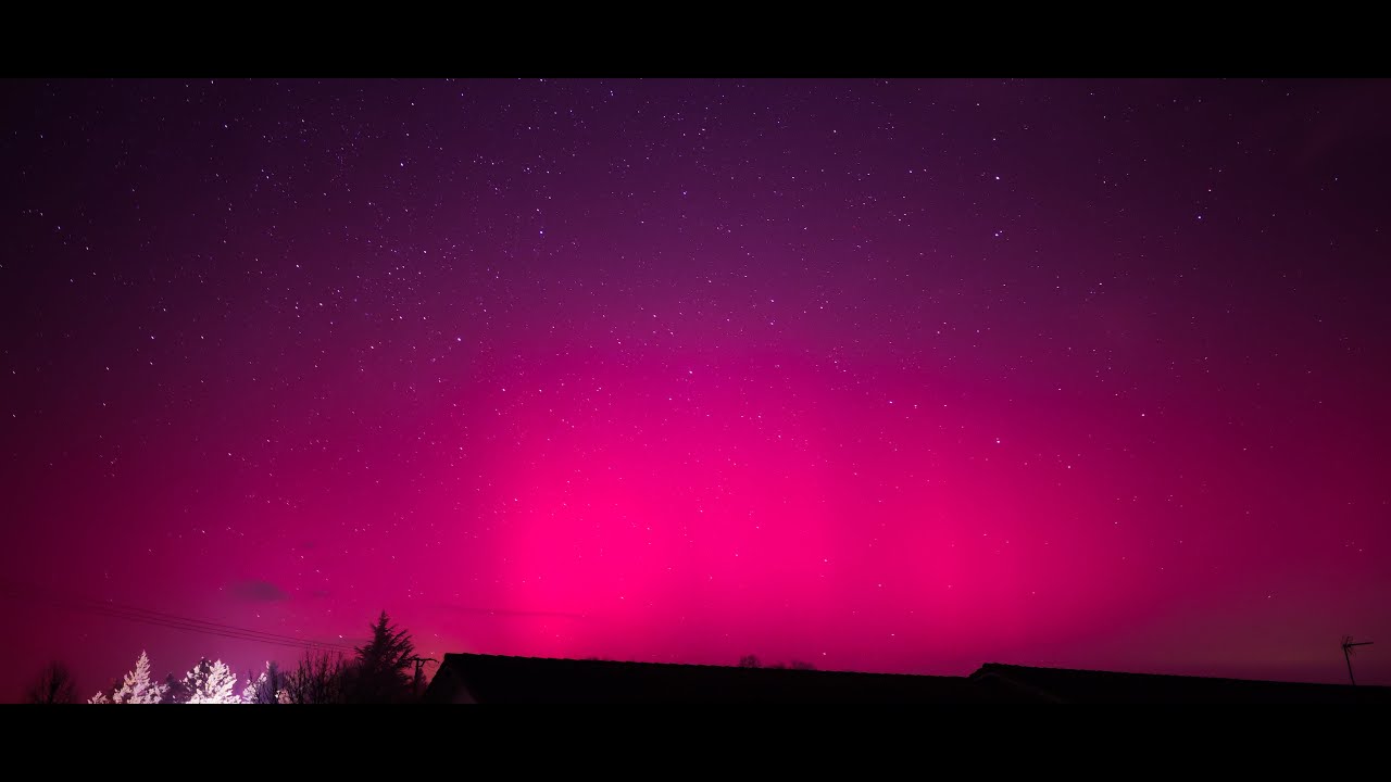 magnifique aurore boréale dans la nuit du 19 au 20 janvier 2026 en france