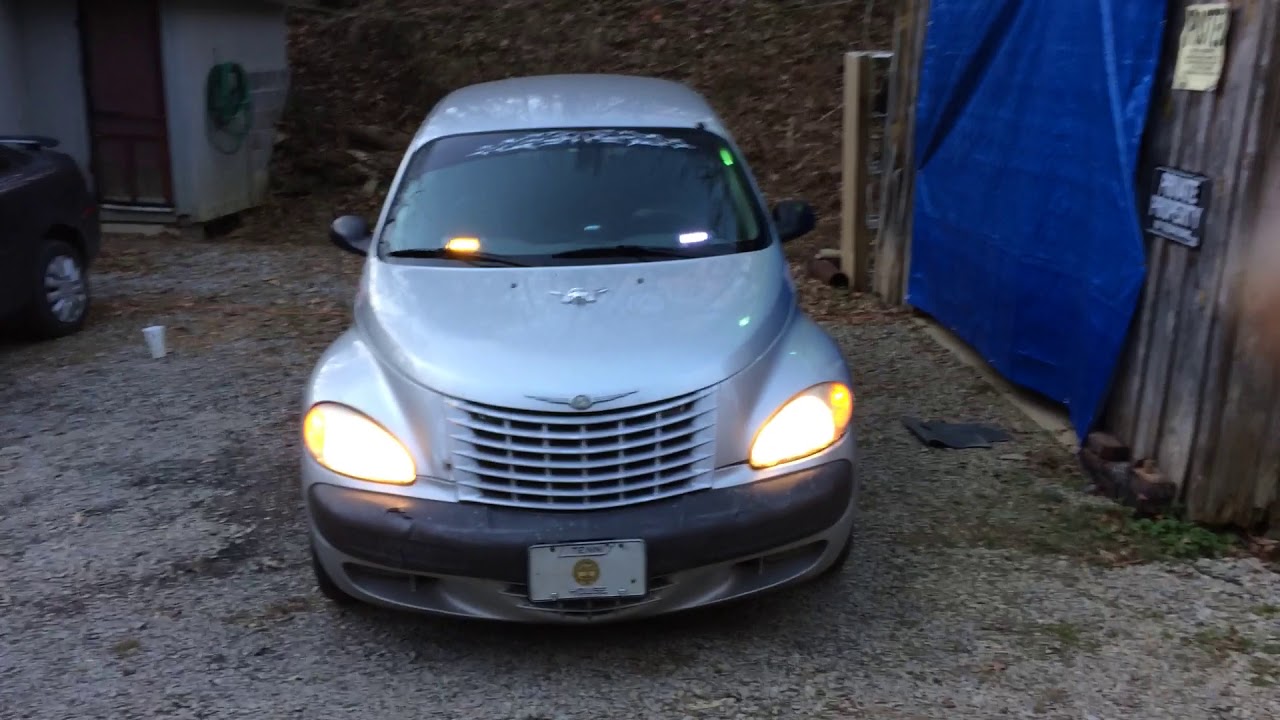Emergency Lights installed on my 2002 Pt Cruiser