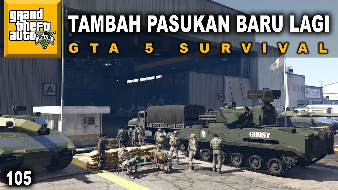 AMAN DI BACKUP TUNGUSKA - GTA 5 ZOMBIE SURVIVAL APOCALYPSE #105