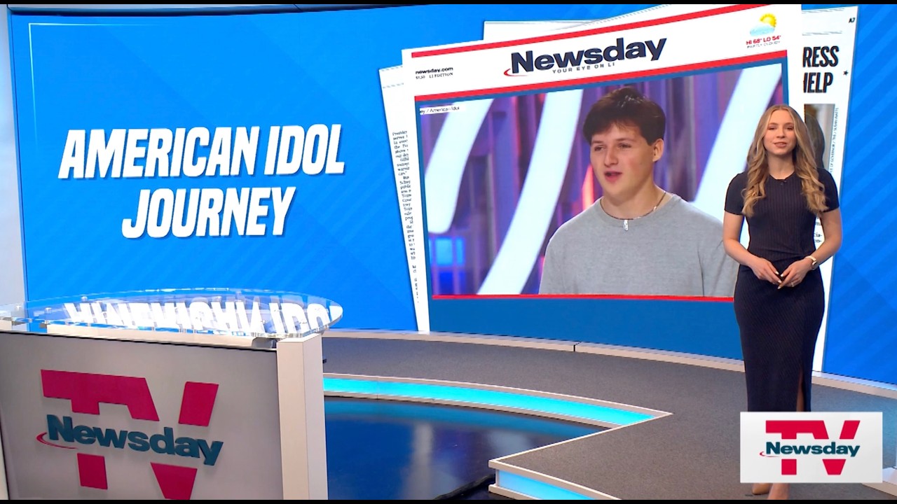 NewsdayTV: Житель Лонг-Айленда прошел дальше в шоу «Американский идол»