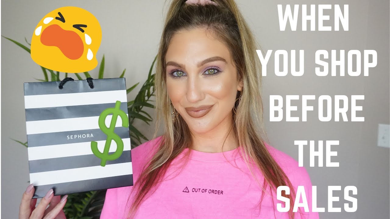 SEPHORA + ULTA HAUL  ... I SHOPPED BEFORE THE SALES UGH