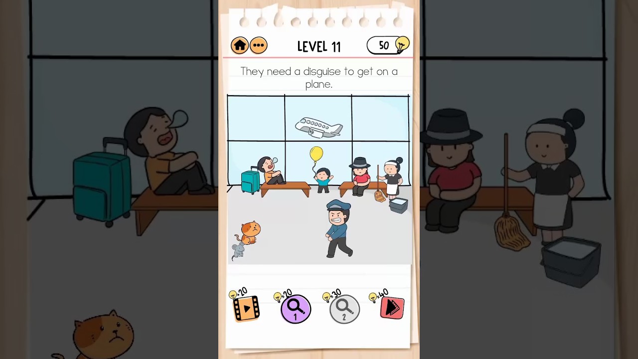 BRAIN TEST 2 TOM'S ADVENTURE LEVEL 11