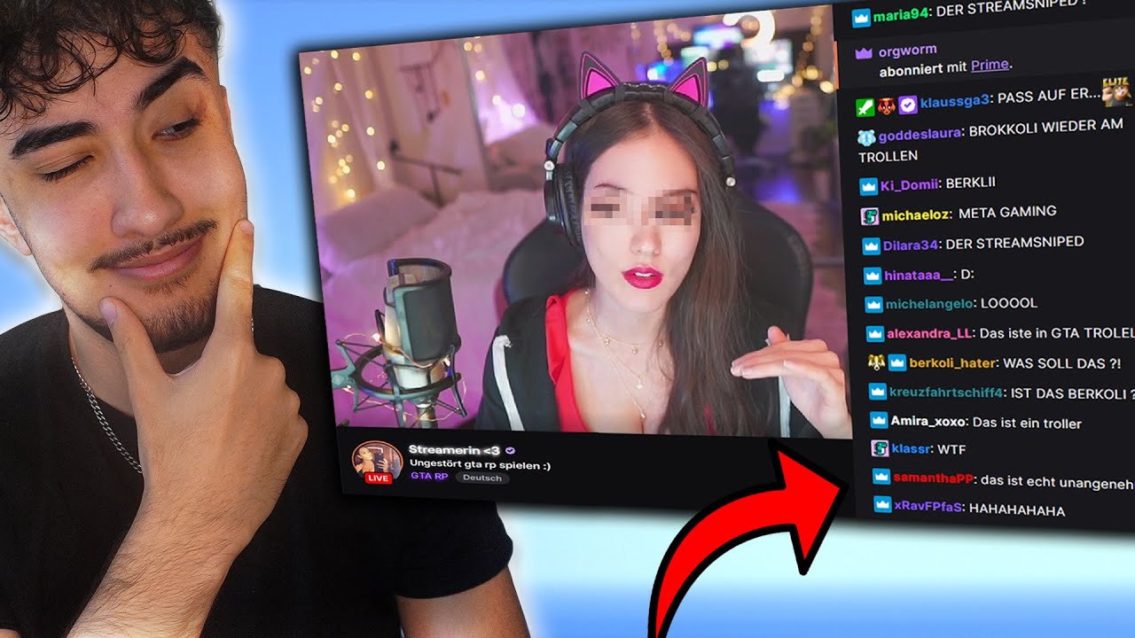 ICH STREAMSNIPE GTA RP STREAMERIN... 😬 ( NICHT NACHMACHEN😂 )