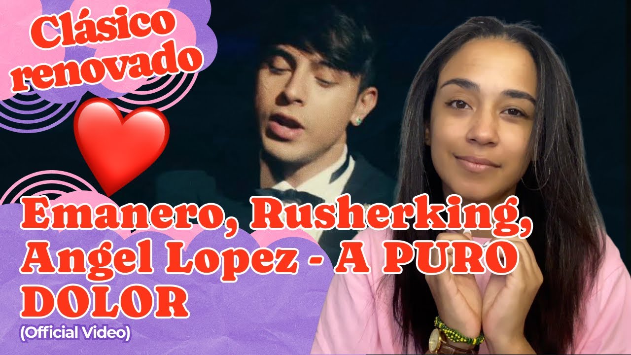 Emanero, Rusherking, Angel Lopez A PURO DOLOR (Official Video) ▷ Reacción !!!