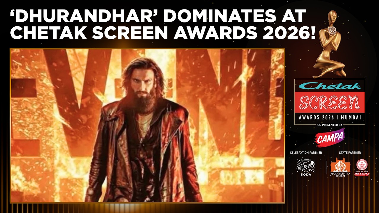 Ranveer Singh Ne Jeeta Best Actor Award For 'Dhurandhar' | #ChetakScreenAwards2026