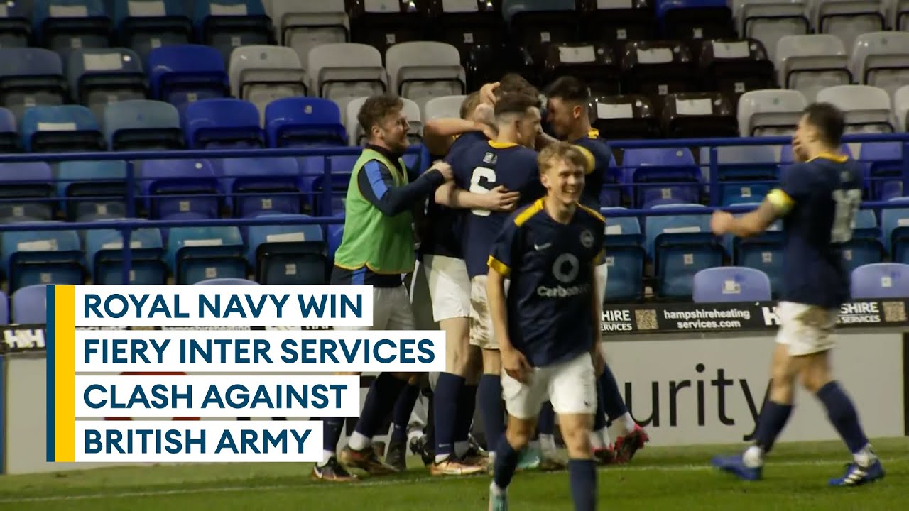 Royal Navy fight off passionate British Army in exciting men's Inter Services clash | HIGHLIGHTS