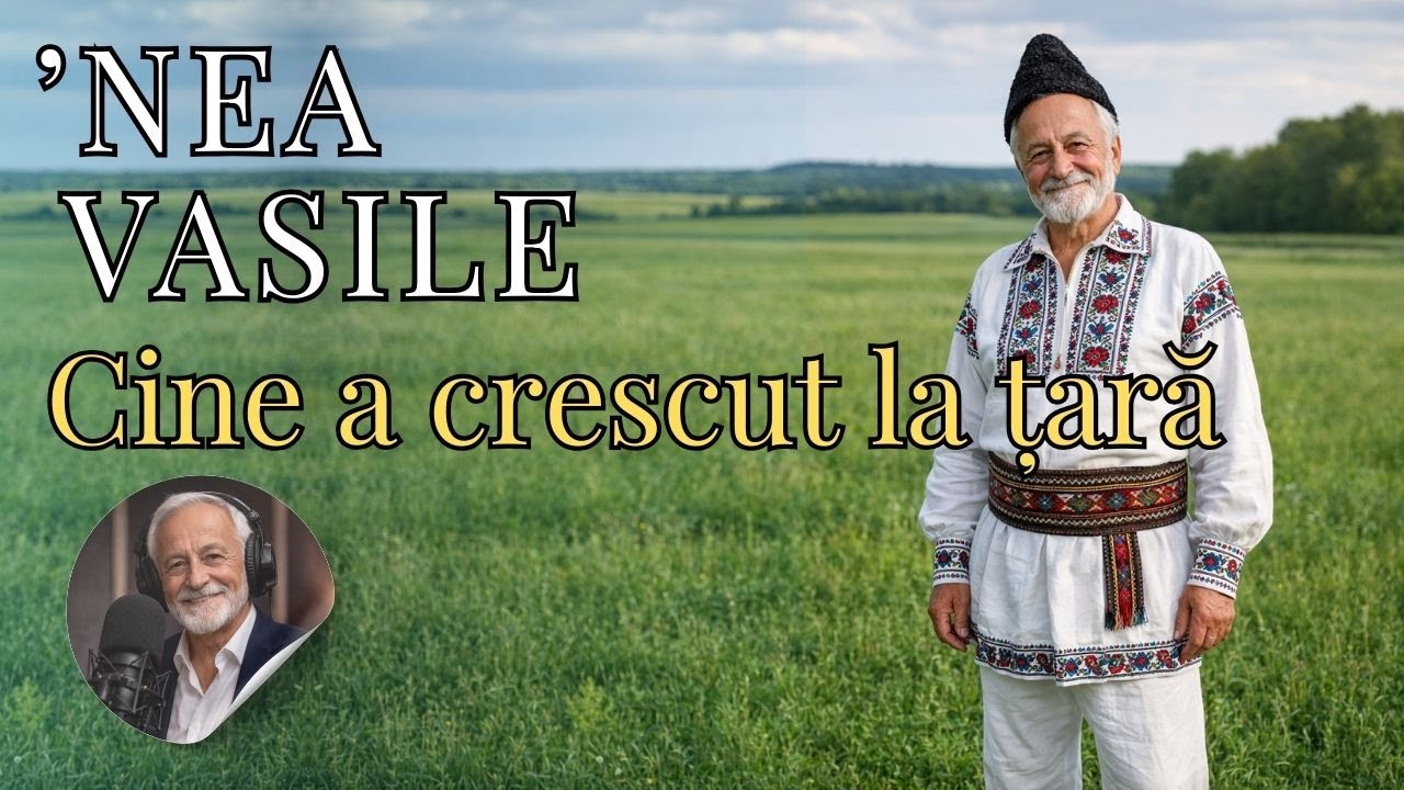 Nea Vasile – Cine-a crescut la țară știe | Cântec de suflet despre copilărie