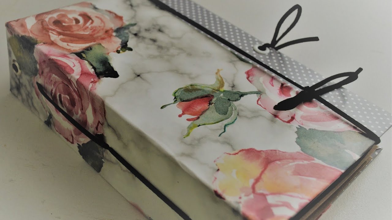 Tutorial How to Make a Handmade Journal with Chipboard or Cardboard