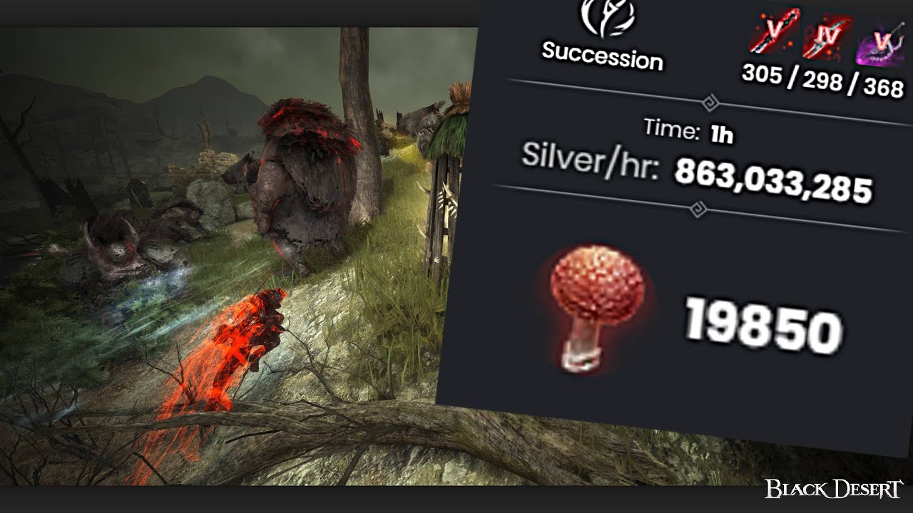 BDO | Musa Succession 305 AP Kutum | Orc Camp ~19500 (Yellow LS, 0 weaps, agris on boss)