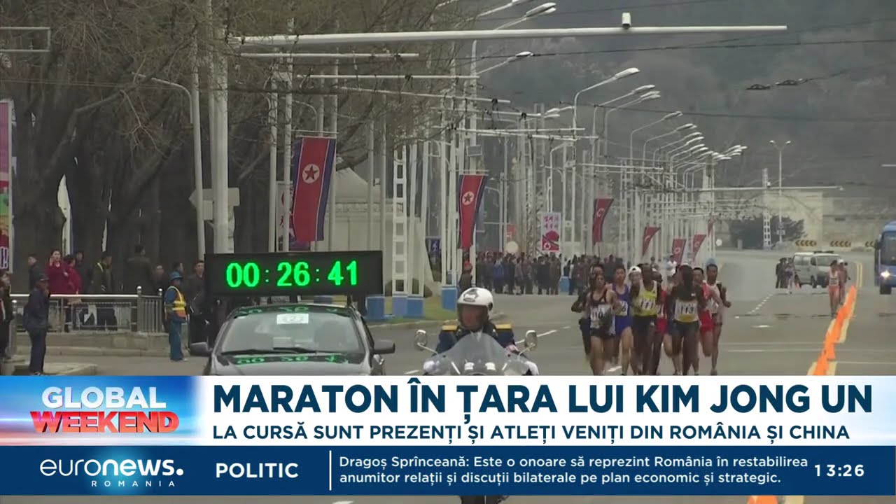 Maraton &icirc;n Coreea de Nord, la Phenian. La cursă sunt prezenți și atleți din Rom&acirc;nia