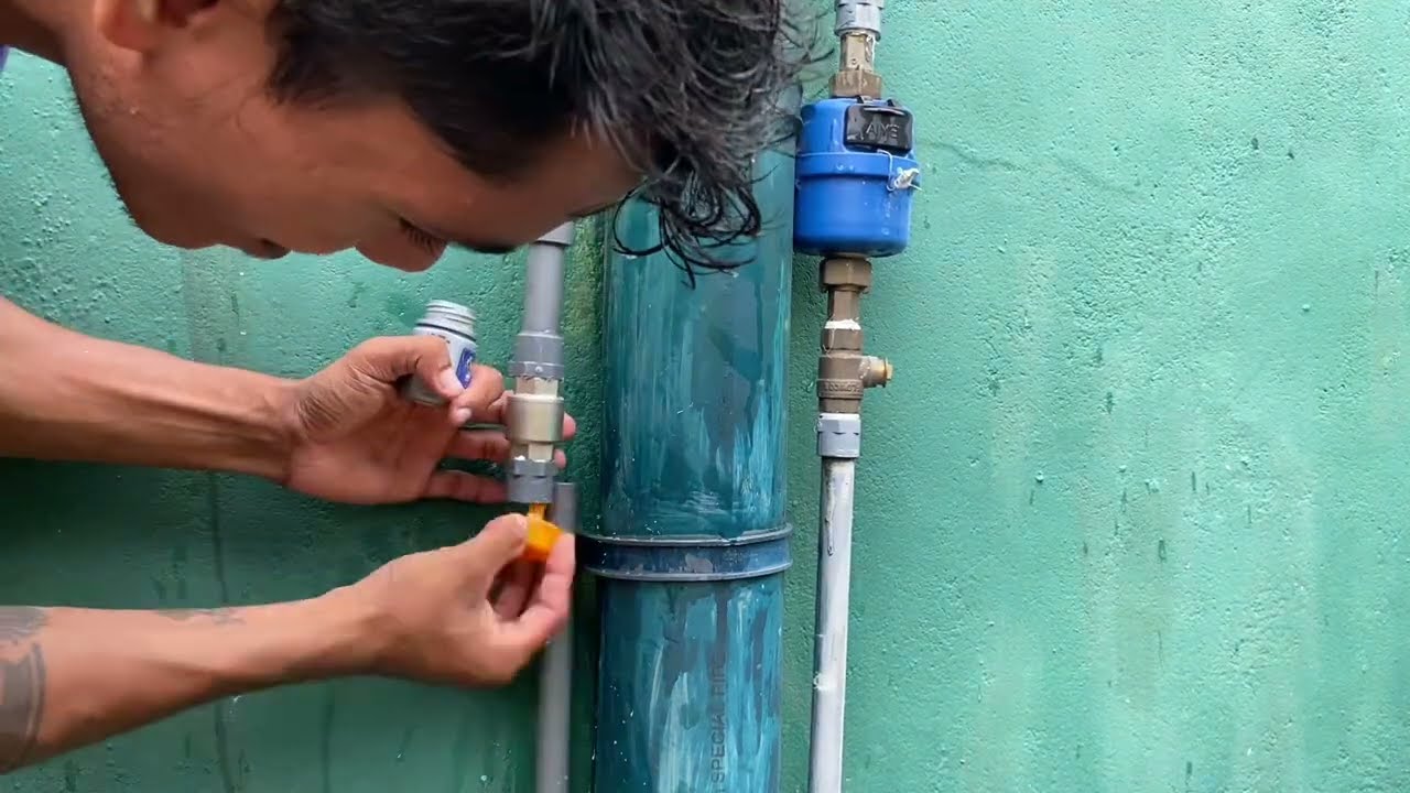 How to install none return valve in pvc pipe line