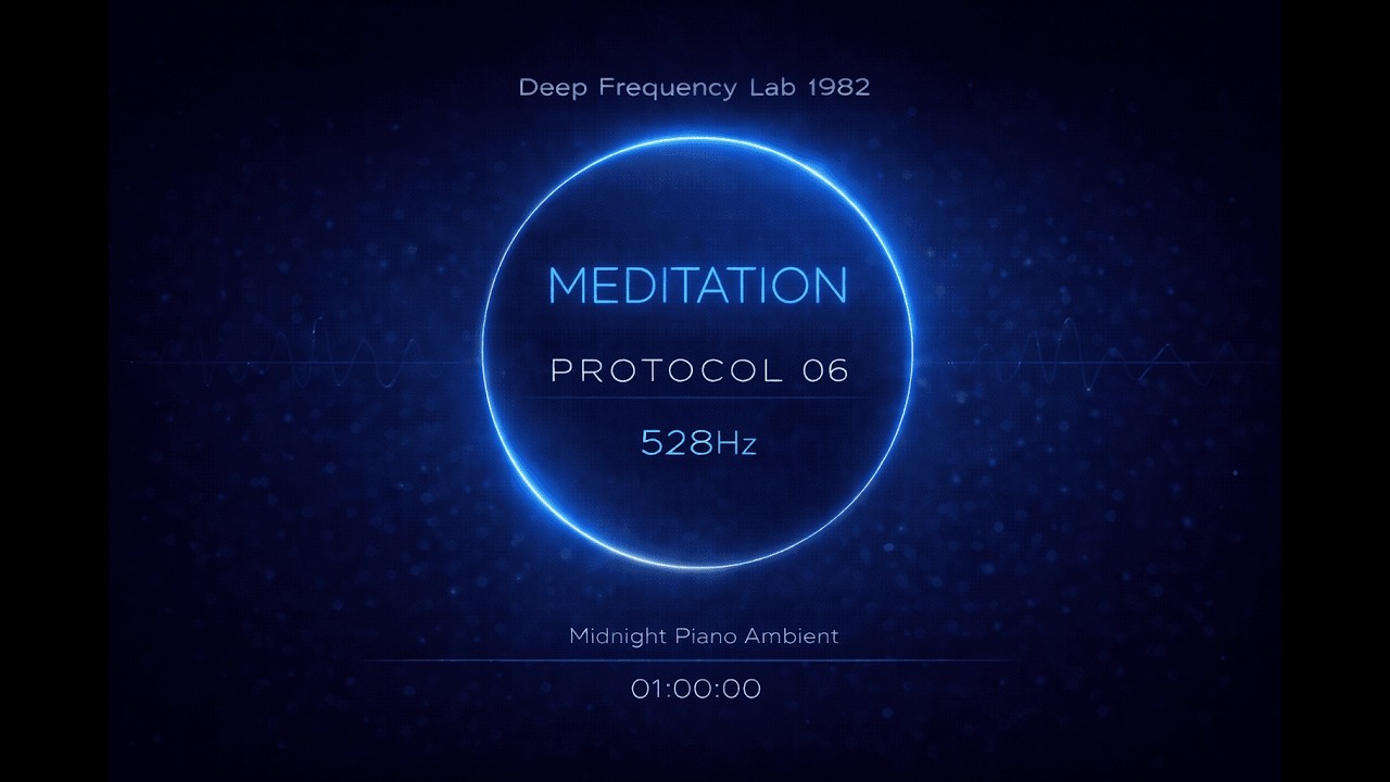 528Hz Deep Water Meditation | Abyss Light 🌊 Healing Frequency | Water Feeling #06