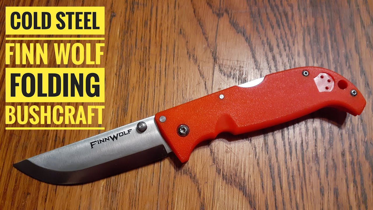 Cold Steel Finn Wolf  Folding, Scandi Ground Bushcraft Excellence, Beats Inflation!