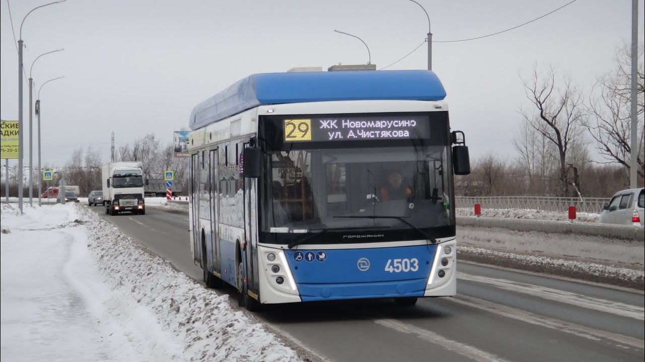Поездка на тролллейбусе УТТ3-6241.01 