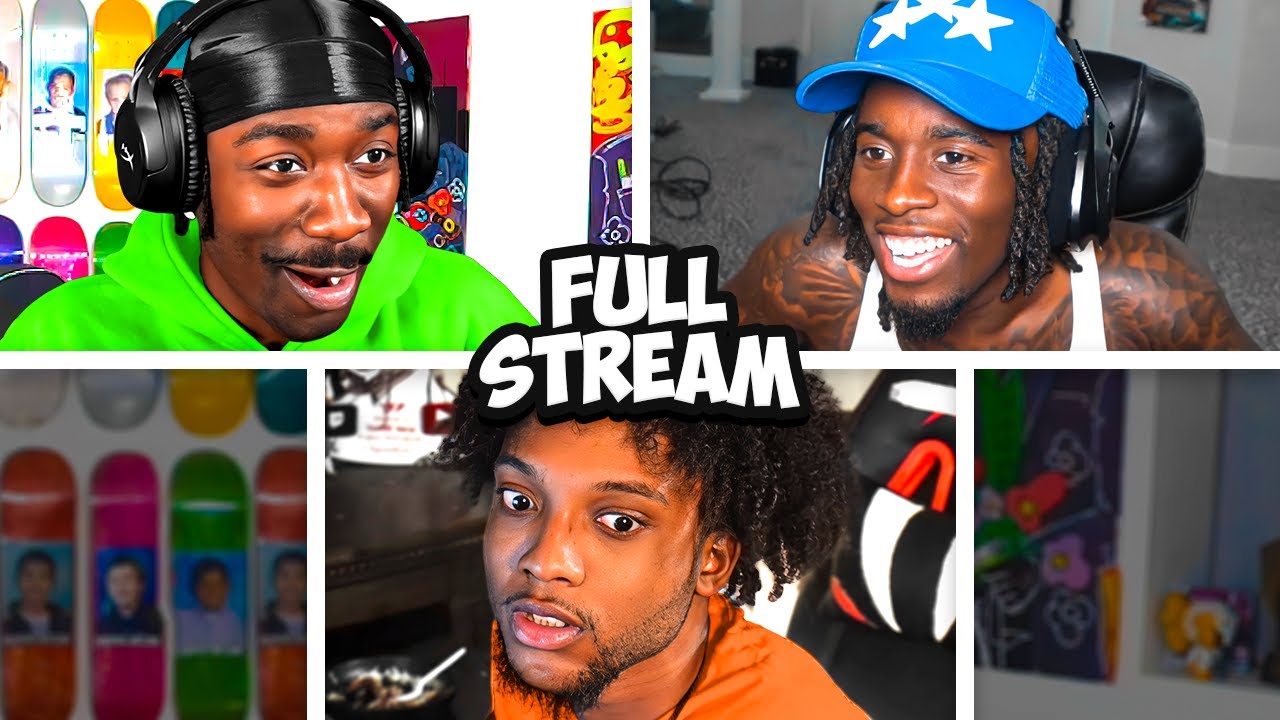 Kai Cenat & BruceDropEmOff & YourRAGE Most DISGUSTING Boys Night.. (Full Stream)