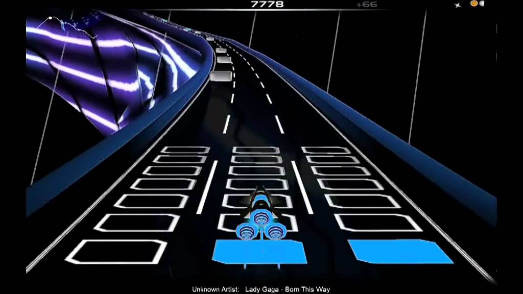 Audiosurf Lady Gaga born this way