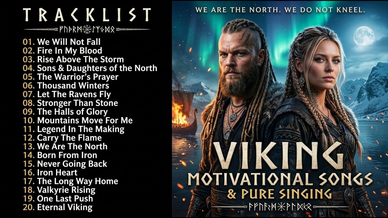 VIKING MOTIVATIONAL SONGS 2026 ⚔️ 20 Epic Tracks For Gym, Work & War  | 1+ Hour 💖