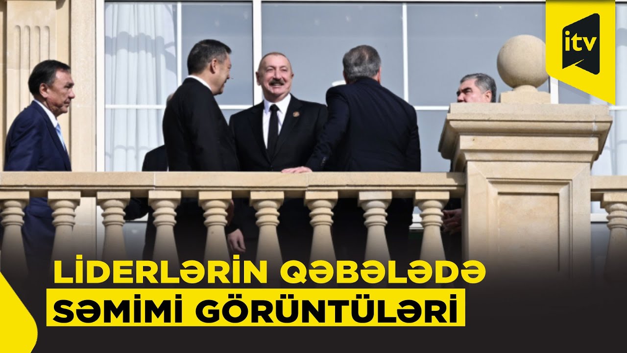 Türk liderlərinin Qəbələdə səmimi söhbəti