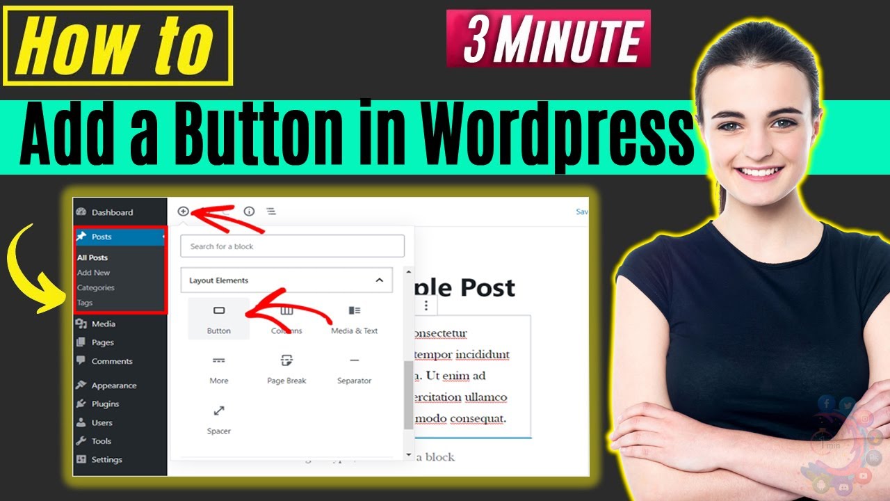 How to add a button in wordpress 2026 | Create WordPress Button