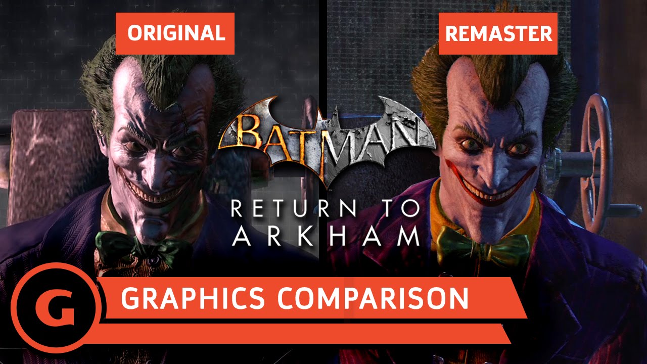 Batman: Return to Arkham - Graphics Comparison
