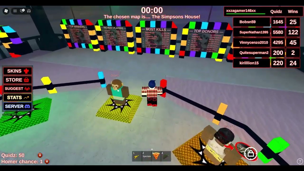 playing you vs homer!! 0_0