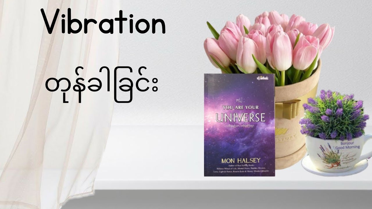 ၃။Vibration-တုန်ခါခြင်း YOU ARE YOUR UNIVERSE BY MON HALSEY #သင်သည်သာသင့်ရဲ့စကြဝဠာ #မွန်ဟော်စီ 
