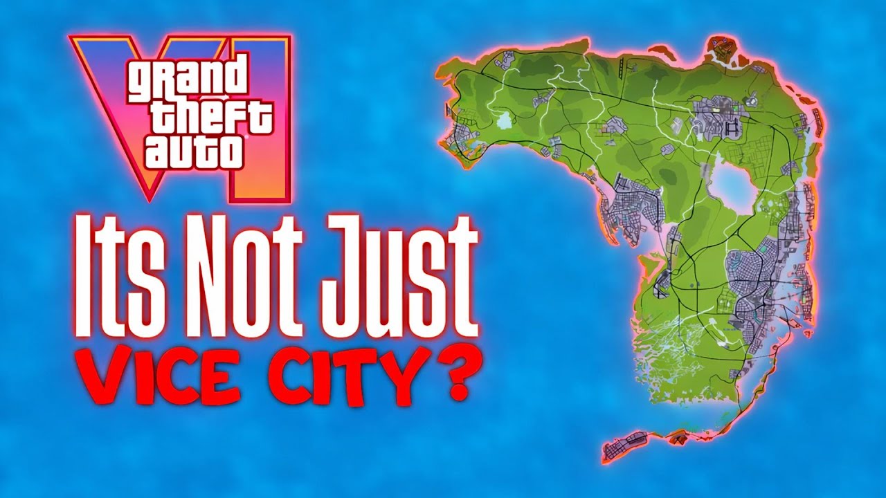 GTA 6 Map Could Be the Biggest Ever | More Than Just Vice City Explained #gta #gta6 #gta6map