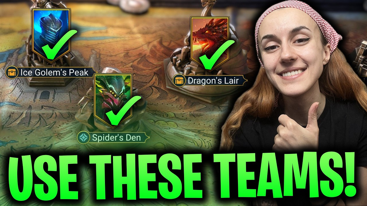 HOW TO BUILD TEAMS FOR ALL DUNGEONS! Account Takeover Tips Early/Mid Game (Raid Shadow Legends)