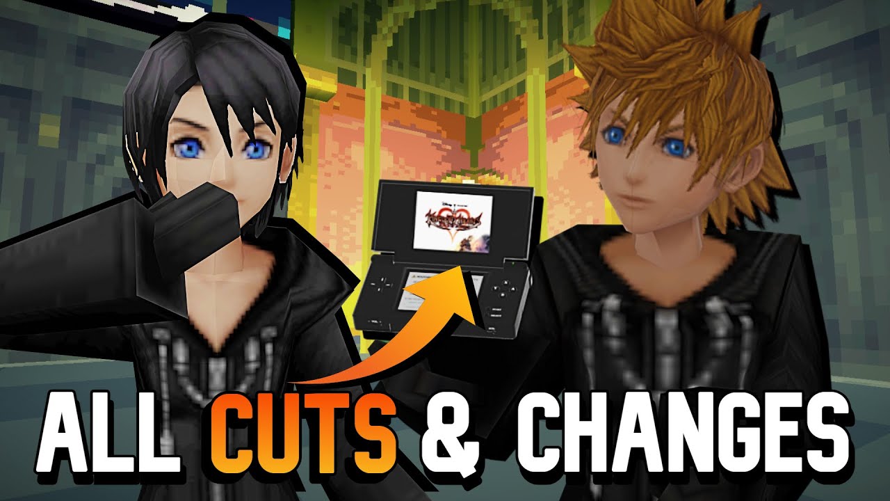 Everything CUT or CHANGED in Kingdom Hearts 358/2 Days 