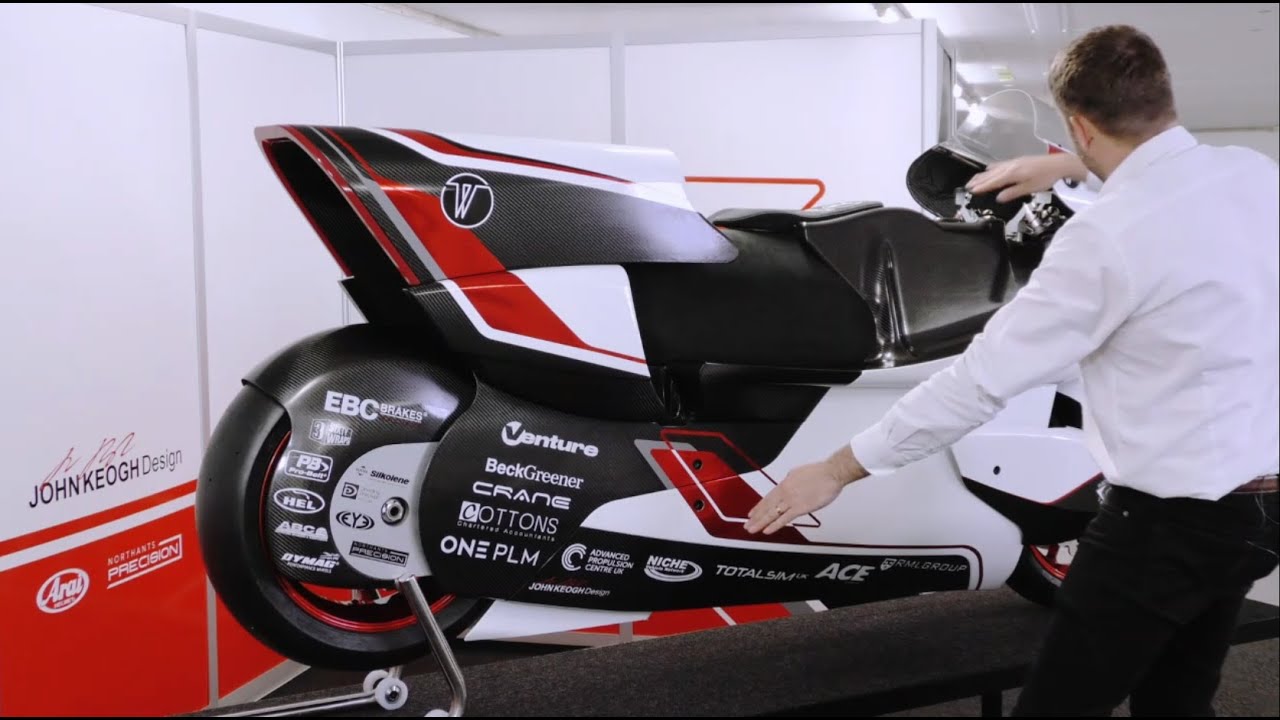 Aerodynamic form of the WMC250EV