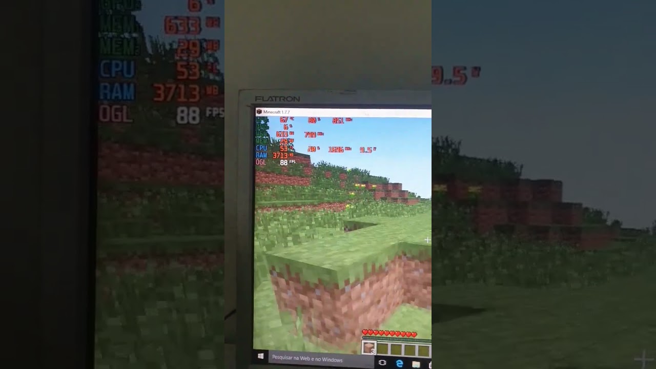Minecraft Pc fraco. acima dos 60 fps