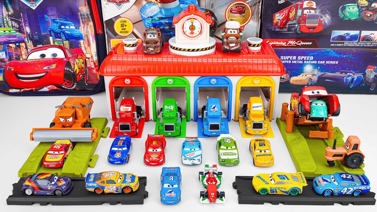 Disney Pixar Cars Unboxing Review | Mattel Disney Cars Lightning McQueen & Tayo the Little Bus