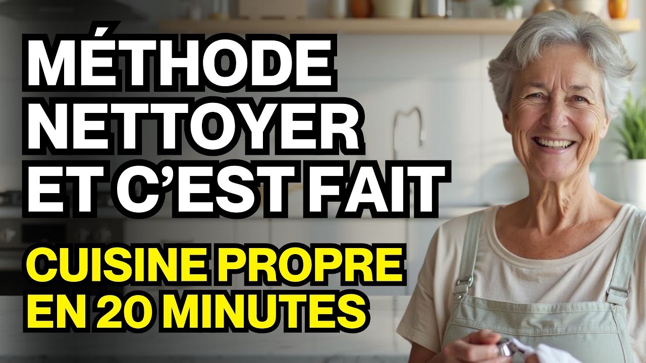 MÉTHODE NETTOYER ET C’EST FAIT : CUISINE PROPRE EN 20 MINUTES