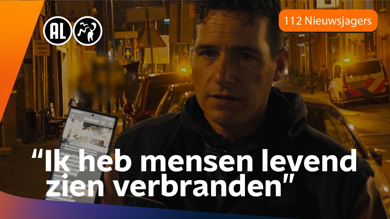 Jeroen ziet soms MENSEN in de BRAND staan. | 112 Nieuwsjagers
