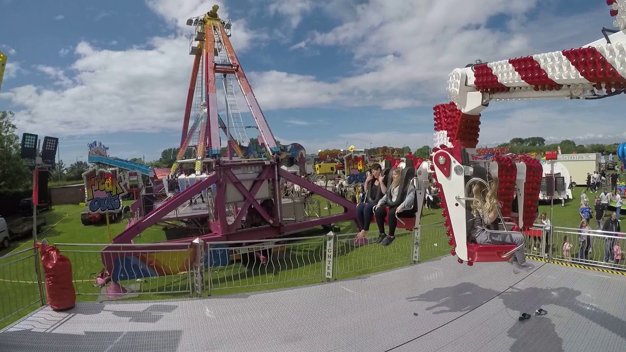 JOHN WALTER SHAW FIGHTER (onride) at Thornton Cleveleys Gala 9/6/2019