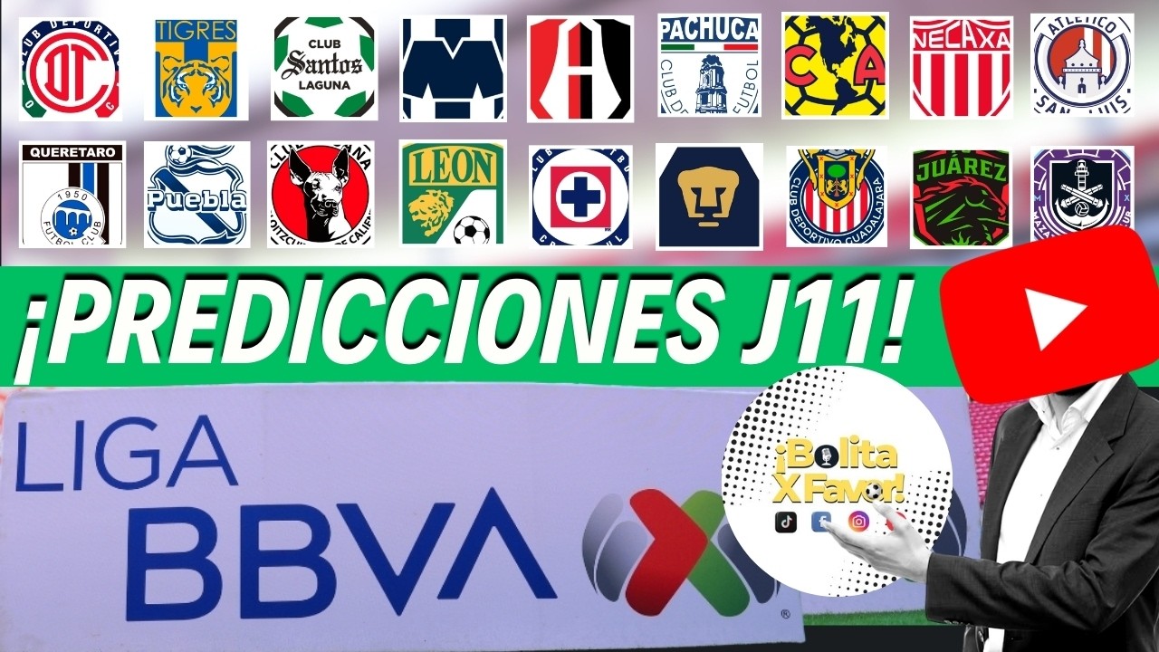 | MIS PREDICCIONES DE LA JORNADA 11 | CL 2026 | TOLUCA EL ÚNICO INVICTO EN LA #ligamx