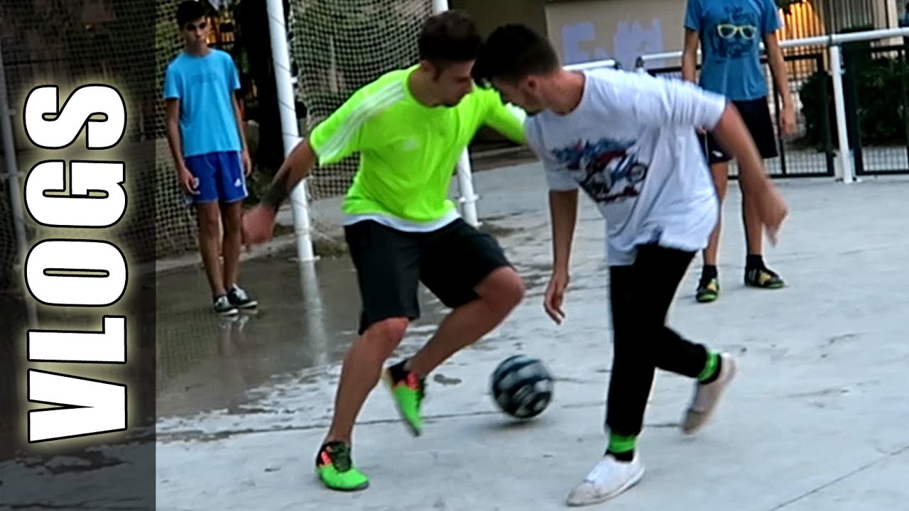 Partidos de F&uacute;tbol con Ca&ntilde;os & Freestyle Football Skills - GuidoFTO Vlogs Diarios
