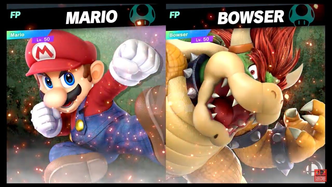 Super Smash Bros Ultimate Amiibo Fights – Request #21658 Mario vs Bowser