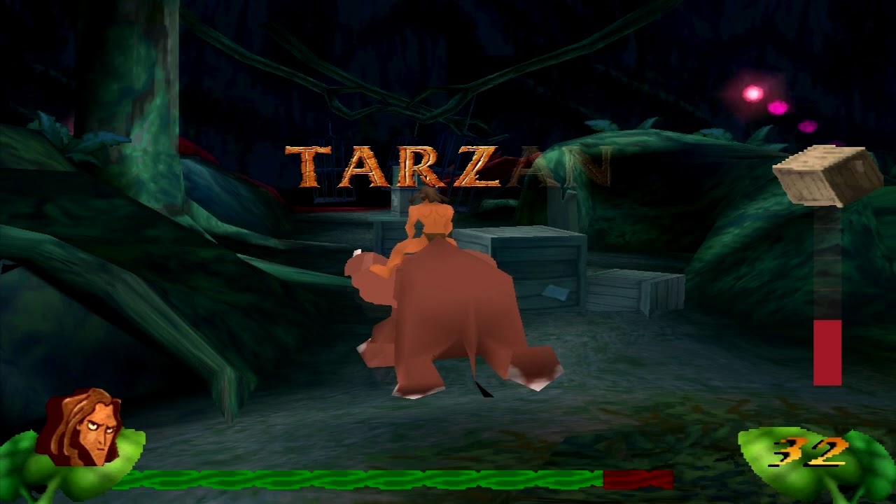 Walkthrough FR l Tarzan l Stage 12 : Tarzan à la Rescousse 100% (Difficile)