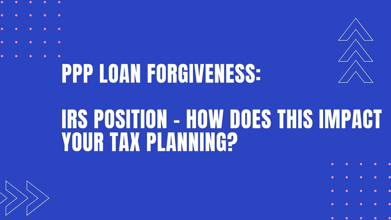 PPP Loan Forgiveness - IRS Ruling